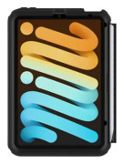 OtterBox Defender Series - Baksidesskydd för surfplatta - skyddsställ - polykarbonat, syntetiskt gummi - svart - för Apple iPad mini (6:e generation)