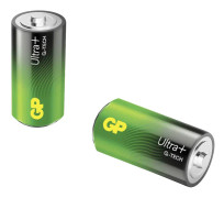 GP Ultra Plus - Batteri 2 x C - alkaliskt