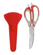 Redskap och våg - Multifunktionssax - L 22,5 x B 7,5 cm - Slumpmässig modell 22,5 cm Grå eller Röd