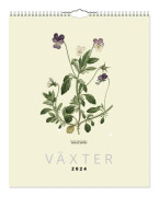 Väggkalender Växter 2024 Gullers
