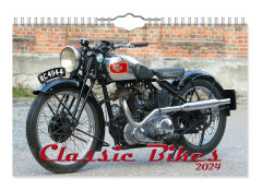 Väggkalender Classic Bikes 2024 Gullers