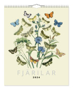 Väggkalender Fjärilar 2024 Gullers