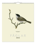 Väggkalender Fåglar 2024 Gullers