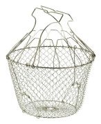 Salladskorg - La Bonne Graine - Vikbar - Rostfritt stål - Ø 24 cm - Tål maskindisk