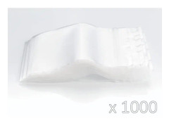 Transparent väska med dragkedja | 40 x 60 mm | Paket om 1000
