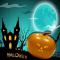 TANBABY Halloween dekorationsprojektor Pratande pumpalykta med inbyggd högtalare nattlampa för fest