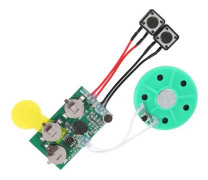 SALALIS Inspelningsbar röstmodul Gör-det-själv gratulationskort Chip Dator Röst Ljud Chip Module Lagring