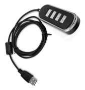 SALUTUYA RJ9 till USB-kabel RJ9 till USB-headsetkonverteringslinje Datorheadsetlinje med telefonboxdel