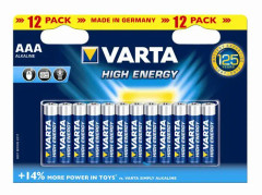 BATTERI AAA LONGLIFE POWER LR03 1,5V ALK 12ST
