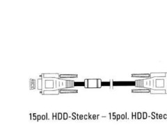 Hama - VGA-kabel - HD-15 (VGA) (hane) till HD-15 (VGA) (hane) - 1.8 m - svart (paket om 10)