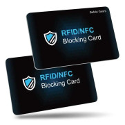 Anti RFID-korthållare - Befekt Gears - Set med 2 - Totalt skydd - Ultratunn - Kontaktlös