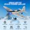 RC Airplane 402mm Wingspan P47 2.4G 4 Channel Performance Remote Control Airplane, top104B Blue