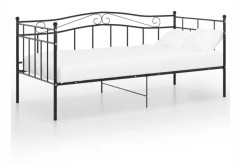 Bäddsoffa stomme Svart Metall 90x200 cm - SALALIS - SP027586