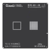 QianLi iBlack Plus Stencil Template For iPhone 6s 6s+ A9 CPU Chip BGA Black