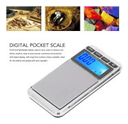 SALALIS digital fickvåg Hög precision digital fickvåg Bärbar Säker och pålitlig minibordsvågsmätare