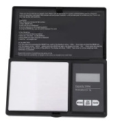 SALALIS-våg Mini Bärbar High Precision LED Digital Pocket-våg Guld Silver Diamantsmycken (1000g - 0,1g) konstdoserare