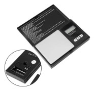 SALUTUYA skala Mini Bärbar High Precision LED Digital Pocket Scale Guld Silver Diamond Smycken (1000g - 0,1g) konstdoserare