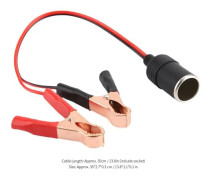 Omabeta cigarettändaruttag för att klämma bil cigarettändaruttag Adapter till Auto Tool Clip-kabel