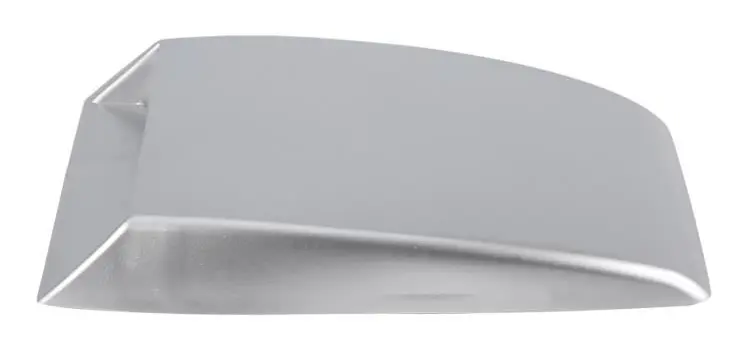 SALUTUYA Air Intake Scoop 1x Mikrokontroller Elektronik Ventilationshuv Lock Ventilationsskydd Silver