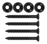 SALUTUYA Guitar Neck Led Ring 4 Set Gitarr Neck Led Ring Set Bolt Music Guitar Black