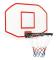 Baskettavla Vit 109x71x3 cm Polyeten - SALUTUYA - BD6702