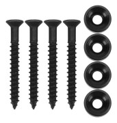 Omabeta Guitar Neck Joint Ring 4 Set Guitar Neck Joint Ring Set Instrument Bolt Kit