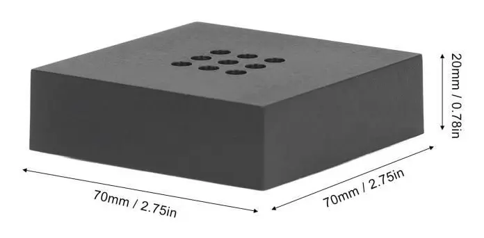 SALALIS Lighted Base LED Display Base RGB Gradient Light Small USB Lighted Stand för smycken hantverk