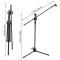 SALALIS Multifunktionell Black Metal Justerbar Stativ Stativ Boom Mikrofon Stativ