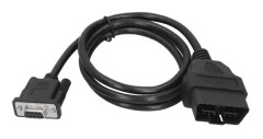 SALALIS autodiagnoskabel 16-stifts adapter för bildiagnostik OBD2 till RS232 DB9 Motorcykeldiagnos