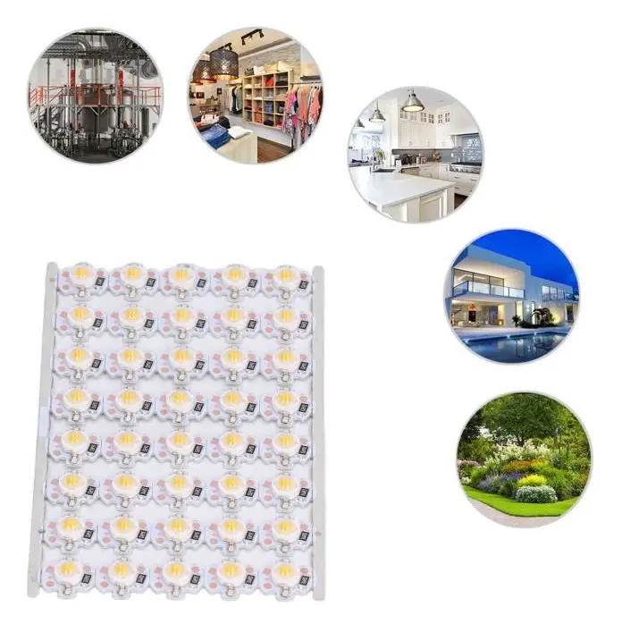 Omabeta hög ljusstyrka Energisparande LED-chip Gul glödlampa med aluminiumplatta för strålkastare 1W 12V