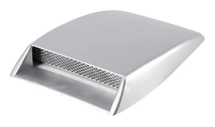 SALALIS-huv ventilkåpa Universell mikrokontroller Elektronisk intagshuva Sticker Cover Silver