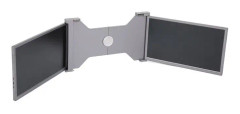 SALALIS Dual Monitor Extender 15-tums FHD 1080P IPS Dual Extender-skärm Vikbar Bärbar dator Gråyta