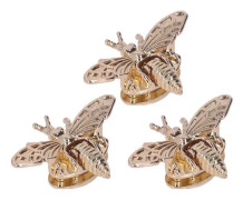 SALUTUYA Lås Vridlås 3 st Lås Vridlås Lätt Guld Bee Form Legering Gör det själv Förbrukningsmaterial