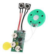 SALALIS DIY inspelningsbar röstmodul, musikaliskt ljudchip gratulationskort 120-tals inspelningsbar röstmodul med kortknappar