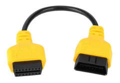 SALALIS OBD2 förlängningssladd OBD2 förlängningskabel 11,8 tum 16 stift hane till hona diagnostisk adapter för autoverktyg