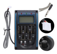 SALUTUYA LCD-gitarr pickup 5-bands gitarr pickup LCD Equalizer Justering Tuner Instrumenttillbehör
