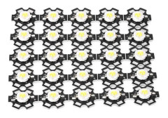 SALUTUYA LED-pärla 25 st Hög ljusstyrka Integrerad Chip Ljuskälla LED-pärla Spotlight Glödlampa Vit deco led