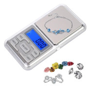 SALUTUYA Digital Våg 500 g 0,1 g Bärbar Mini Digital Elektronisk Pocket Våg Mat Våg med deco linne