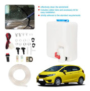 SALALIS Universal vindrutespolarsats för 12V 1,8L spolarpumptorkarreservoar