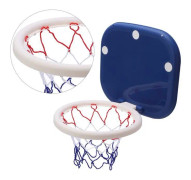 SALUTUYA Inomhusbasketbåge Inomhusbasketbågesats Vikbar vägg Sugkopp Fixering Mini Air Games Blå
