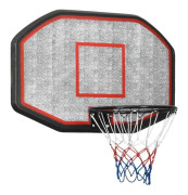 Baskettavla Svart 109x71x3 cm Polyeten - SALUTUYA - BD5482