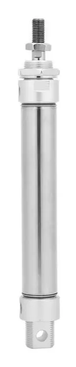 SALUTUYA Mini rund dubbelverkande luftcylinder pneumatiska komponenter i rostfritt stål Ma25 (Ma25 X 150)