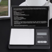 SALUTUYA LED-diamantsmycken med hög precision digitala fickpengar (500 g - 0,1 g)