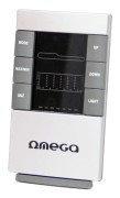 Omega OWS26C, Grå, Inomhushygrometer, Inomhustermometer, Utomhushygrometer, Utomhustermometer, hygrometer, Termometer, hygrometer, Termometer, -10 -