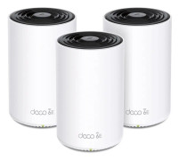 TP-Link Deco XE75 V1 - Wi-Fi-system (3 router) - op til 7200 sq.ft - mesh - GigE - Wi-Fi 6E - Tri-Band