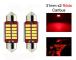 c5w canbus 31mm röd led SV8.5 2-pack 12v Röd