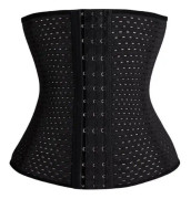Träningskorsett / Waist Trainer för Timglasfigur, - Svart