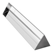 Kristall 6 tum optiskt glas triangulärt prisma för undervisning i ljusspektrum fysik och fotofotografering prisma, 150 mm[GL]