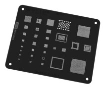 Wylie Square Hole Reballing Stencil For Apple iPad 2018 Air 2 Mini 4 BGA Black