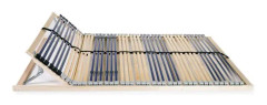 Lamellbotten med 42 lameller 7 zoner 120 x 200 cm - SALUTUYA - BD29204